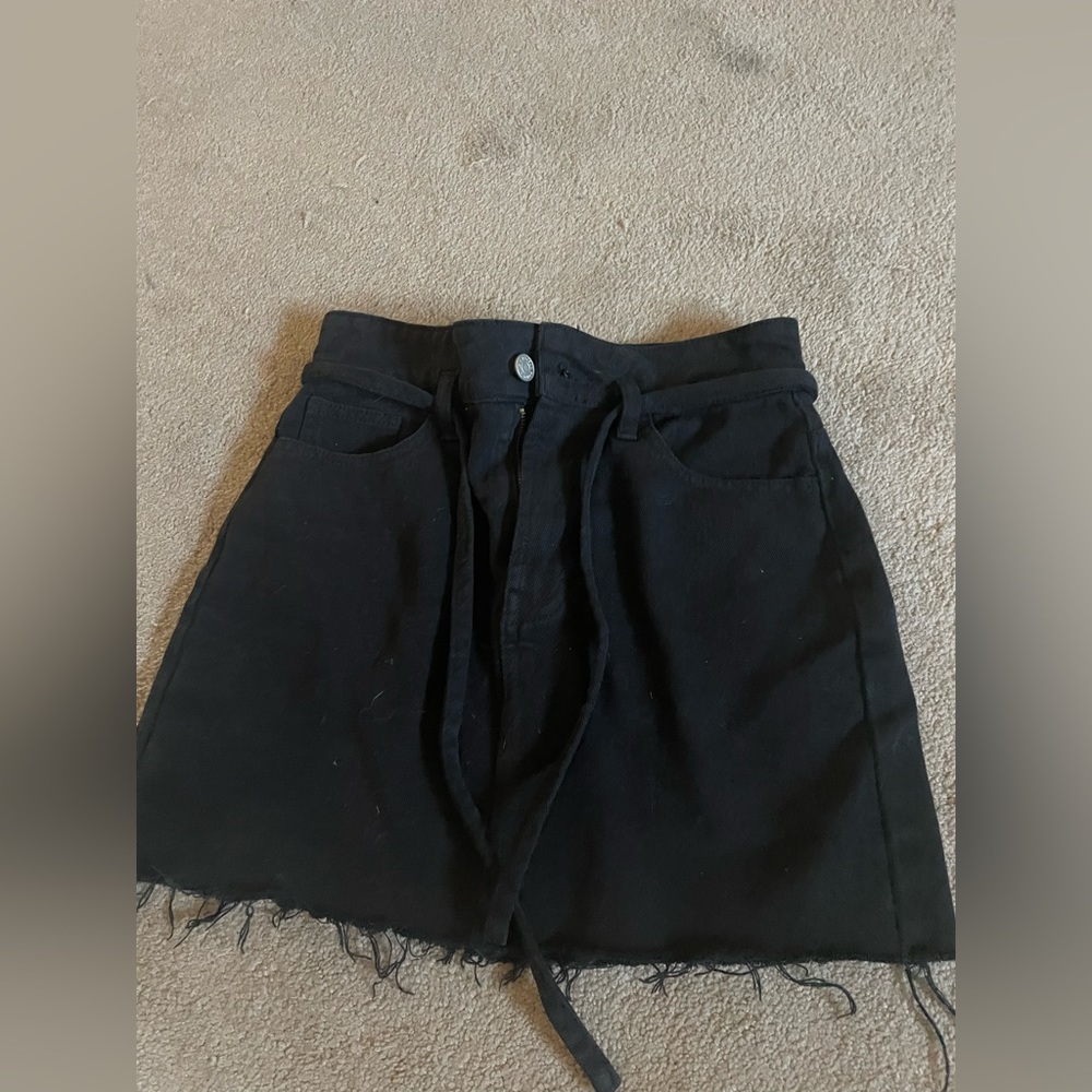 pacsun denim skirt